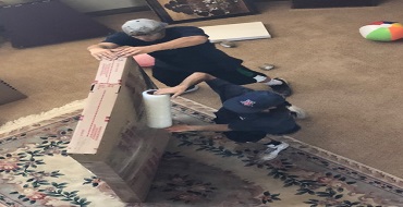 Wrapping Large Box for Secure Transportation