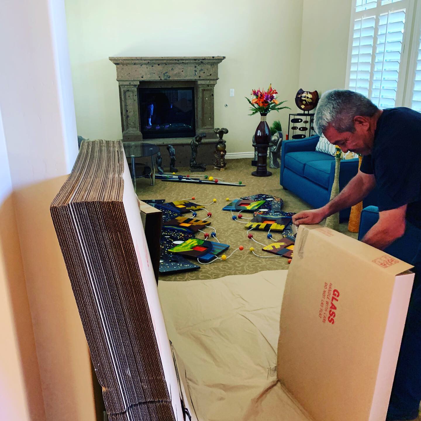 Wrapping the Living Room